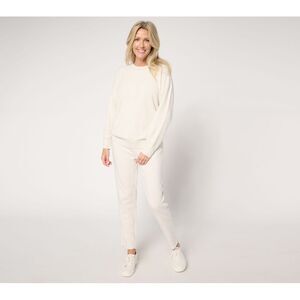 Barefoot Dreams Women's Set Sz XS Reg. CozyChic Lite Pullover & Brown A656328